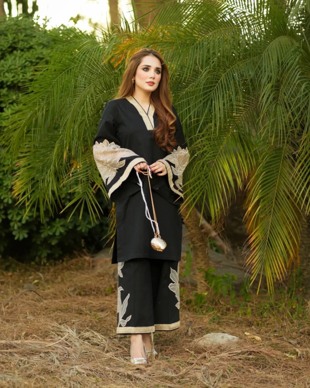 Co-Ords EMBROIDERY 2-PC Premium Linen (Stitched)