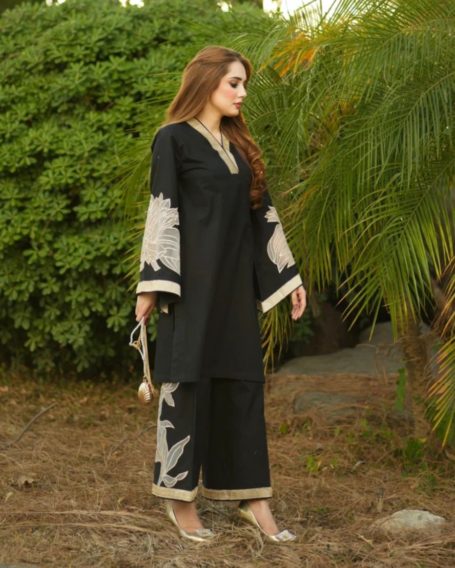 Co-Ords EMBROIDERY 2-PC Premium Linen (Stitched)