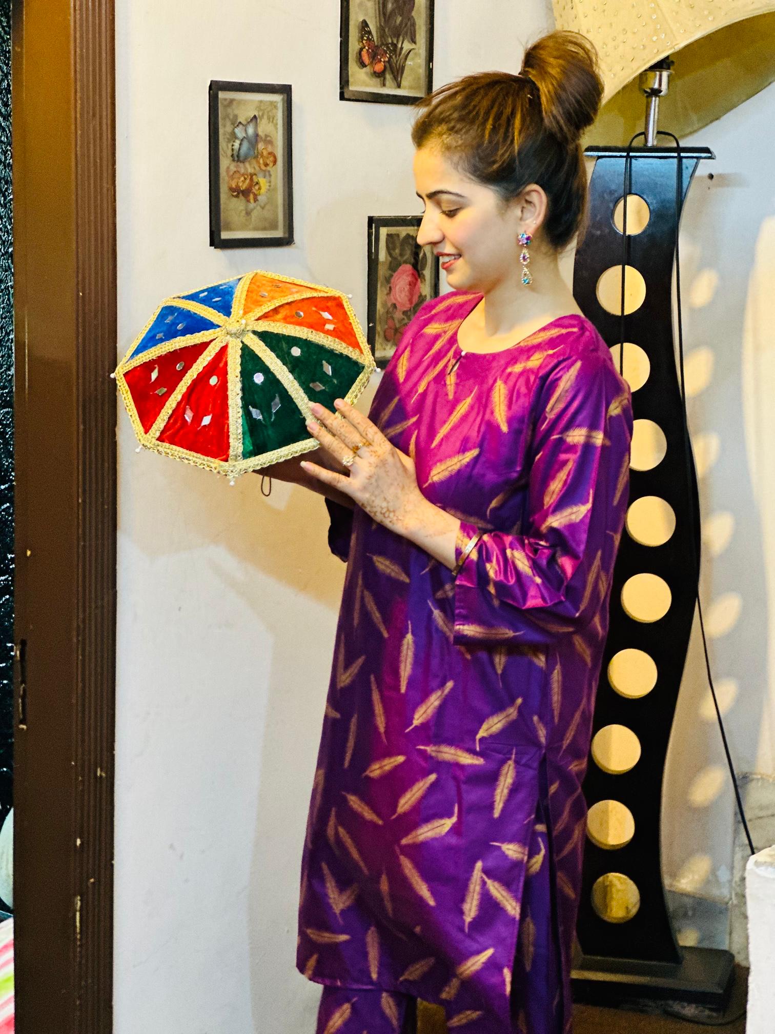 2 Piece Printed Premium Linen Dress (Stitched)