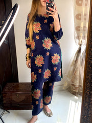 Gulaab Design 2 PC Premium Linen (Stitched)