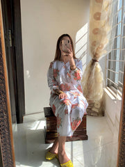 Gulaab Design 2 PC Premium Linen (Stitched)